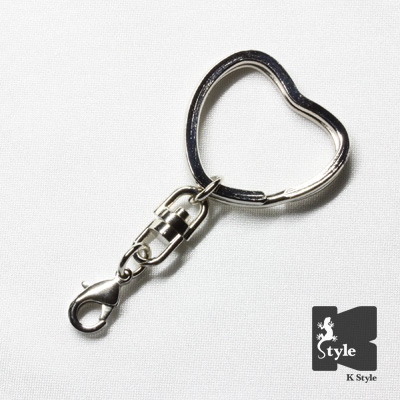キーホルダー（ハート） 銀