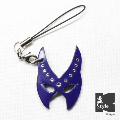 ぷちマスク（パピリオ） 青 （スワロ付）