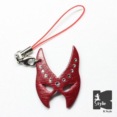 ぷちマスク（パピリオ） 赤 （スワロ付）