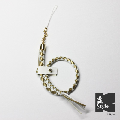 ぷち一本ムチ スネーク 白/金