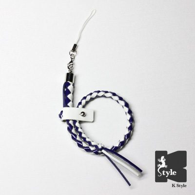 ぷち一本ムチ スネーク 白/青