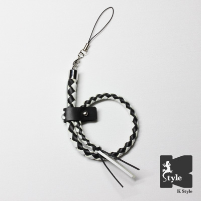 ぷち一本ムチ スネーク 黒/白